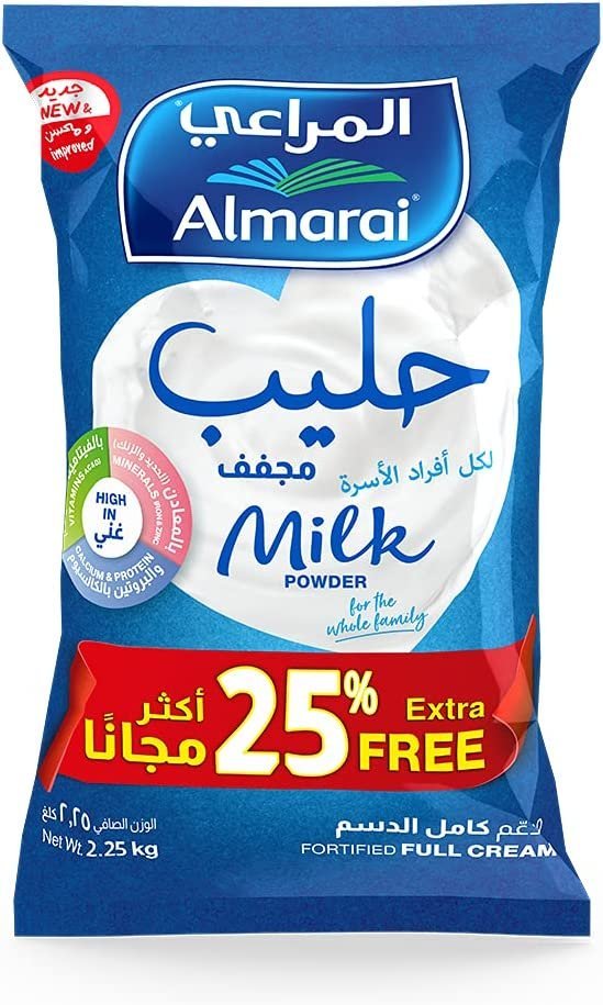 Almarai Full Cream Milk Powder, 2.25 kg