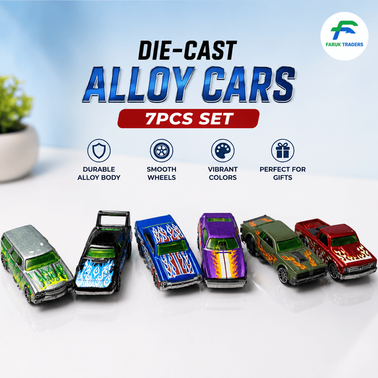 Alloy Die-Cast Car Set 6PCS