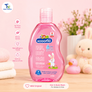 Kodomo Hair & Body Wash Mild Original 200ml – Gentle Baby Wash for Babies & Kids | Faruk Traders