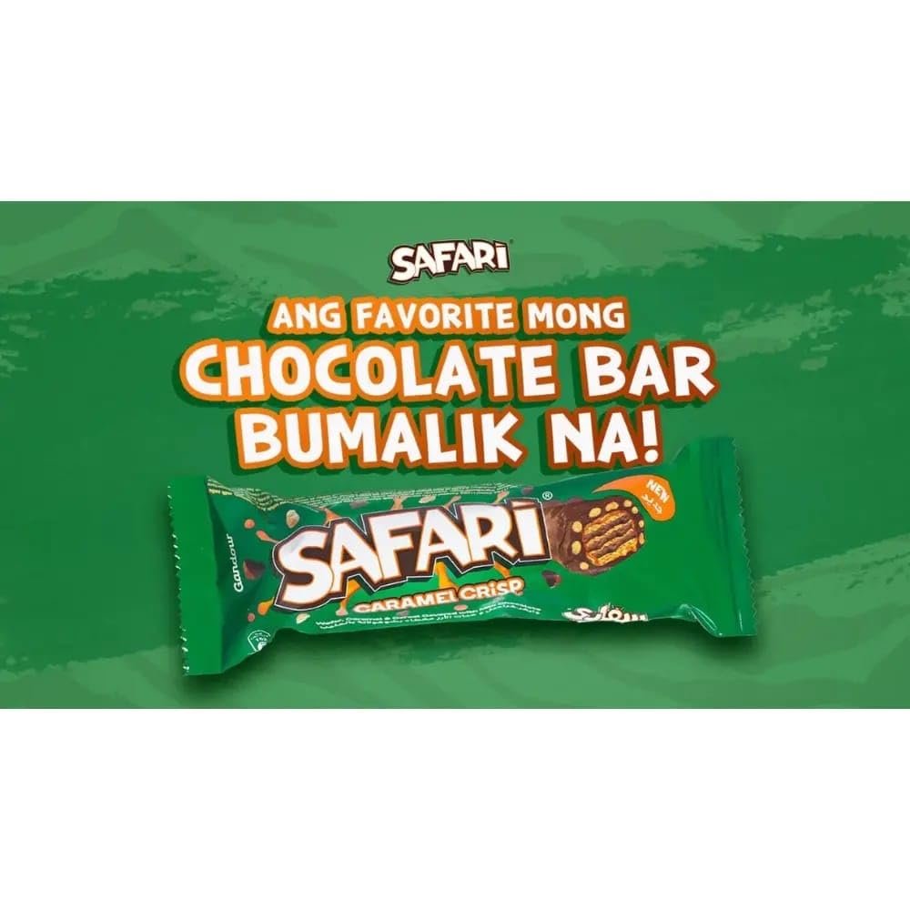 Gandour Safari Caramel Crunch Chocolate Bar