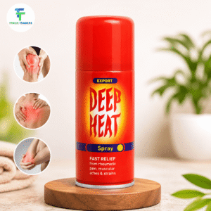 Original Imported Deep Heat Spray – Available at FarukTraders.com